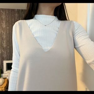 NWOT OAK+FORT Sleeveless Vest Dress